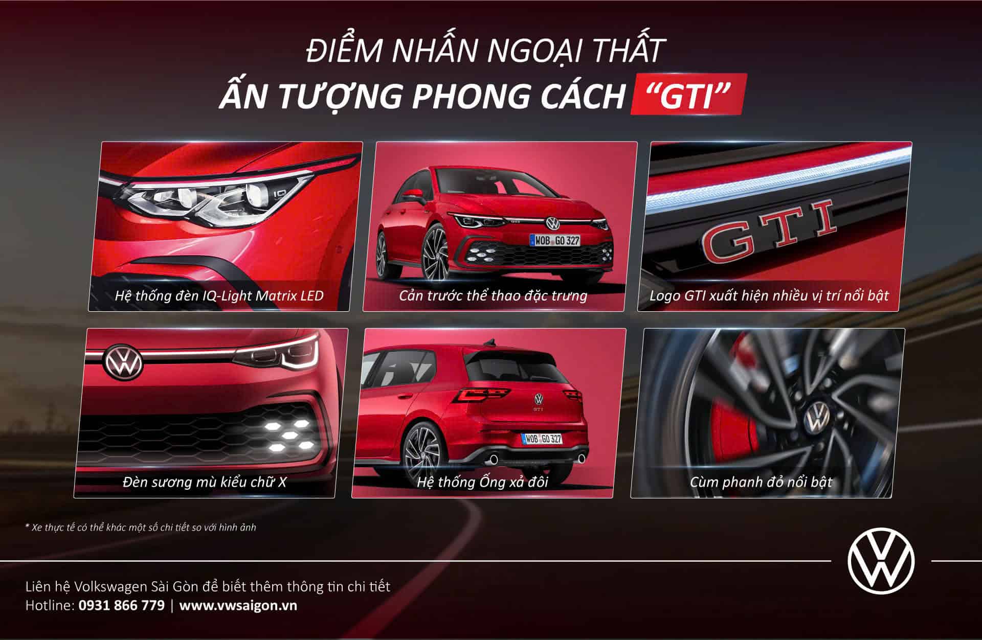Volkswagen Golf 2.0 TSI GTI ( Lite , Performance ) – Tặng Phim cách nhiệt Hi-Kool Siêu cấp và 2 lần bảo dưỡng